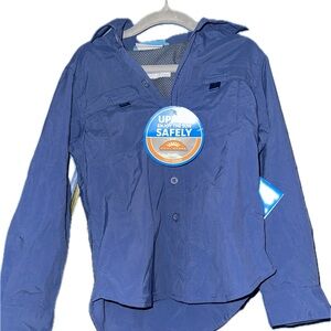 Columbia Blue button down Performance Shirt toddler 4-5